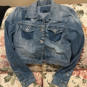 Guess Denim Jacket in Size Medium.